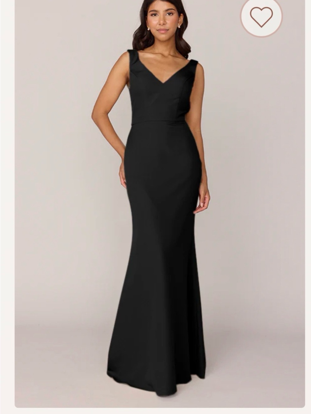 Revelry Dakota Black Crepe Dress